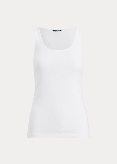 Ralph Lauren Cotton-Blend Tank Top Dame Danmark (OWJHZ4510)